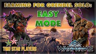 The Easiest Possible Way to Solo Farm Grendel | Warframe | Two Star Players