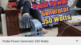 Pedal Power Generator 350 Watts - free energy from your muscles