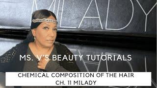 Chemical composition of Hair: Milady Ch. 11 #education #educator #milady #beauty #hair