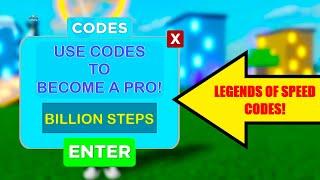 USE THESE CODES TO BECOME A PRO! Legends of Speed (Roblox)