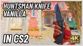  CS2 Huntsman Knife Vanilla | CS2 Knife In-Game Showcase [4K]