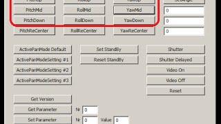 Storm32 Mavlink Control Testing -Via Bluetooth Connection on GUI