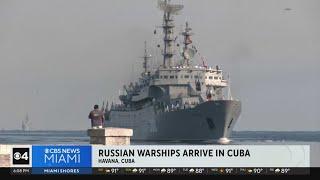 Russian warships arrive in Cuba