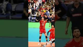 Ran Takahashi's Fake Backrow #shorts #volleyball #volleyballworld