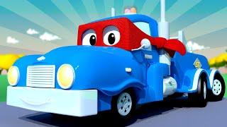 子供向けのトラックのアニメ - スーパーレッカー車   カーシティー -  子供向けトラックアニメ Truck for Kids