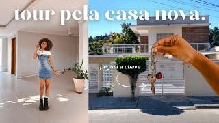 Tour pela minha casa nova vazia  | diário de mudança