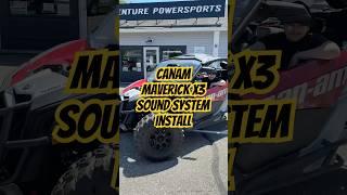 CanAm Maverick X3 complete MTX Audio System Part# 715002873 #brp #canam #soundsystem  #mtx #mtxaudio
