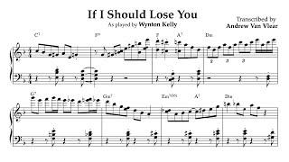 If I Should Lose You - piano solo by Wynton Kelly