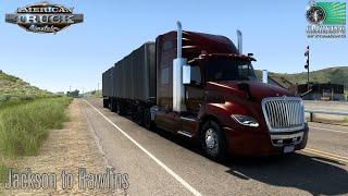 Jackson to Rawlins - #CruisingWyoming - International LT - American Truck Simulator