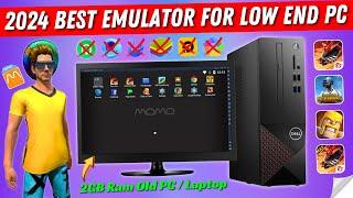 2024 Best Android Emulator For Low End PC Free Fire | 1GB Ram Low PC New Momo App Player Emulator