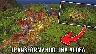 ► TRANSFORMANDO una ALDEA en Minecraft 1.20 | Descarga #minecrafter #minecraftbuild #village