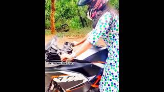 Solo girl  bike ride | girl riding bike solo killer attitude | #shorts #killer_attitude