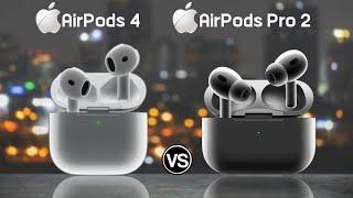 Apple airpods 4 vs Apple airpods Pro 2 specs review