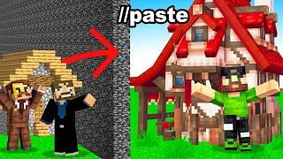 Using //PASTE to CHEAT in Minecraft Build Battle