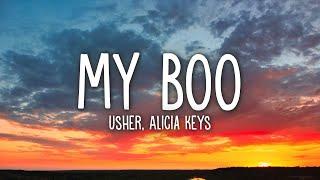 Usher - My Boo (Lyrics) ft. Alicia Keys