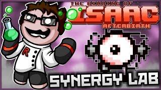 The Binding of Isaac: Afterbirth - Synergy Lab: ULTIMATE LUDOVICO TECHNIQUE!