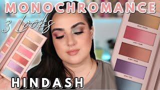 HINDASH MONOCHROMANCE PALETTE REVIEW! + 3 LOOKS