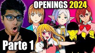 TODOS LOS OPENINGS DE ANIME 2024  REACCIÓN - PARTE 1