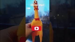 Wow look!! Mr.chicken sings!! can you hear??#shorts #trendingshorts #viral #toys