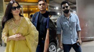 Katrina Kaif And Vicky Kaushal Back To Mumbai Spotted At Airport | MS shorts