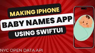 Making Baby Names SwiftUI App with NYC Open Data API | MVVM + Swift Concurrency Tutorial