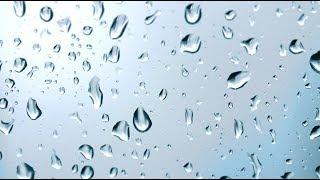 Macro Shot of Water Droplets on a Window - Free Stock Video Download