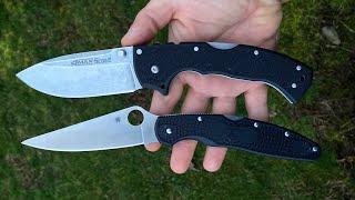 Spyderco Police 4 Lightweight vs Cold Steel 4 Max Scout: Giant EDC Greats w/ Different Intended Uses