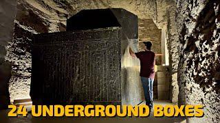 24 Batteries or Sarcophaguses Underground in Egypt? | Saqqara, Egypt  ️