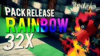 Rainbow Texturepack 32x (Animated)  | FPS Pack Release  [+1000 FPS]