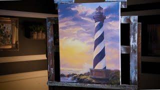 Lighthouse - Oil Painting