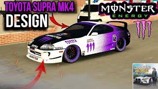 Toyota Supra MK4 Monster Energy Design Car Parking Multiplayer New Update