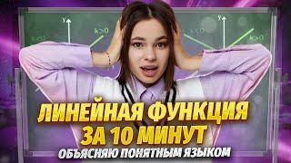 Линейная функция за 10 минут | Умскул | Средняя школа