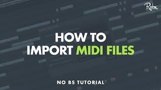 HOW TO OPEN MIDI FILES IN FL STUDIO 12