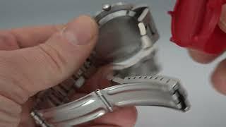 1969 Omega Geneve Dynamic 1 men's automatic vintage watch, and how to use tool 107.  Model 166.0039.