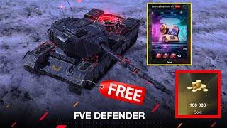 WoT Blitz Gift - Free Tank, Gold + Chance to Win 100 000 Gold or NEW Tank FVE Defender!!!