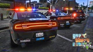 Playing GTA 5 As A POLICE OFFICER City Patrol| LAPD|| GTA 5 Lspdfr Mod| 4K