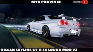 Nissan Skyline GT-R 34 Sound Mod v3 [MTA Province]