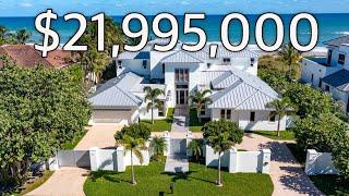 TOURING THIS $21,995,000 OCEANT-FRONT ESTATE IN DELRAY BEACH, FL