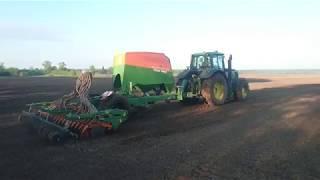 Гречиха.Посев. AMAZONE CITAN 6000 и John Deere 6150M КФХ Субботиных