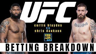 UFC Betting Tips: Curtis Blaydes vs Chris Daukaus Quick & Dirty Breakdown