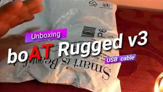 [Unboxing] boAT Rugged v3 Micro-USB Cable | Braided Cable | Fast Charge |