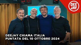 Deejay Chiama Italia - Puntata del 10 ottobre 2024 / Ospiti Max Pezzali e Sydney Sibilia