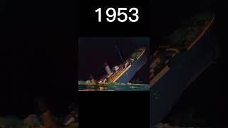 titanic scene evulution 1953,1958,1979,1997 #capcut