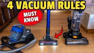 4 Rules For Buying A Vacuum