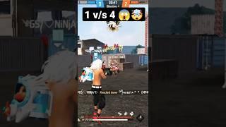 wait for end  || 1 vs 4 clutch || best character for 1 vs 4 situation #shorts #short #shortvideo