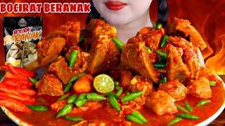 ASMR BOCIRAT BERANAK ISI DAGING PEDAS + BOCIRAT TULANG RANGU TABUR CABE RAWIT  PANTESAN VIRAL️