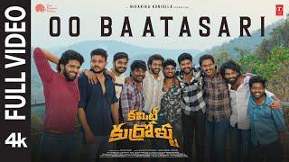 Full Video: Oo Baatasari | Committee Kurrollu | Niharika Konidela | Yadhu Vamsi | Anudeep Dev