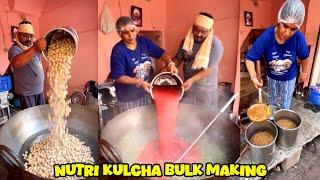 Nutri Kulcha Bulk Making From Scratch || The 2nd wife Krishna Nagar || East Delhi || Delhi food