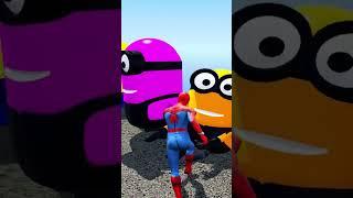 Minion Mania: GTA V Spider-Man Jump Fail Compilation!#gtav #funnymoments