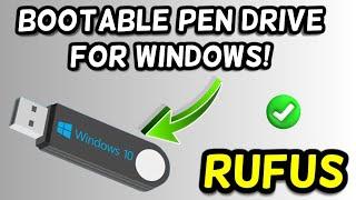 RUFUS Bootable USB Windows 10